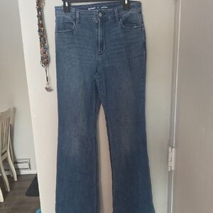 Old Navy Blue Flare Women's Jeans